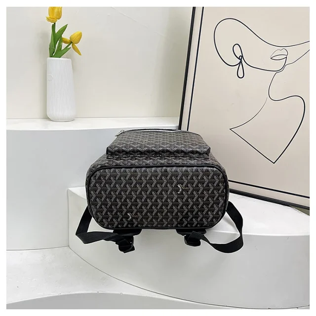 Goyard Backpacks Goyardine monogram zip backpack product detail image 11