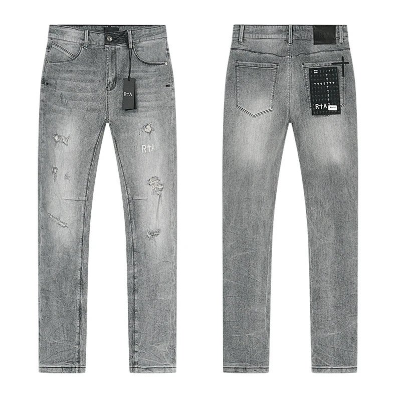 Design RTA Distressed Black Paint-Splatter Jeans - 23