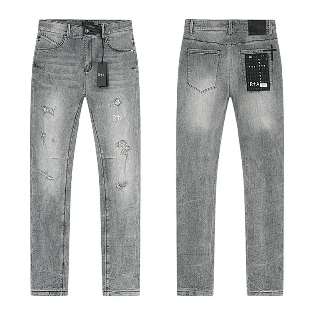 RTA Jeans Distressed straight-leg product detail image 23