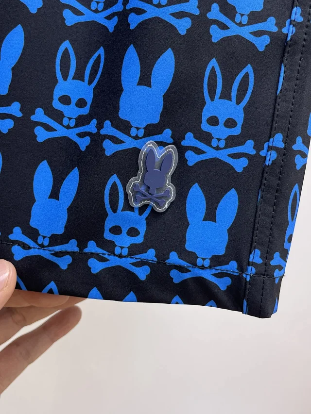 Psycho Bunny Shorts Rabbit Skull Print Drawstring product detail image 14