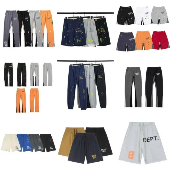Gallery Dept Paint-Splatter Orange Sweatpants - 3
