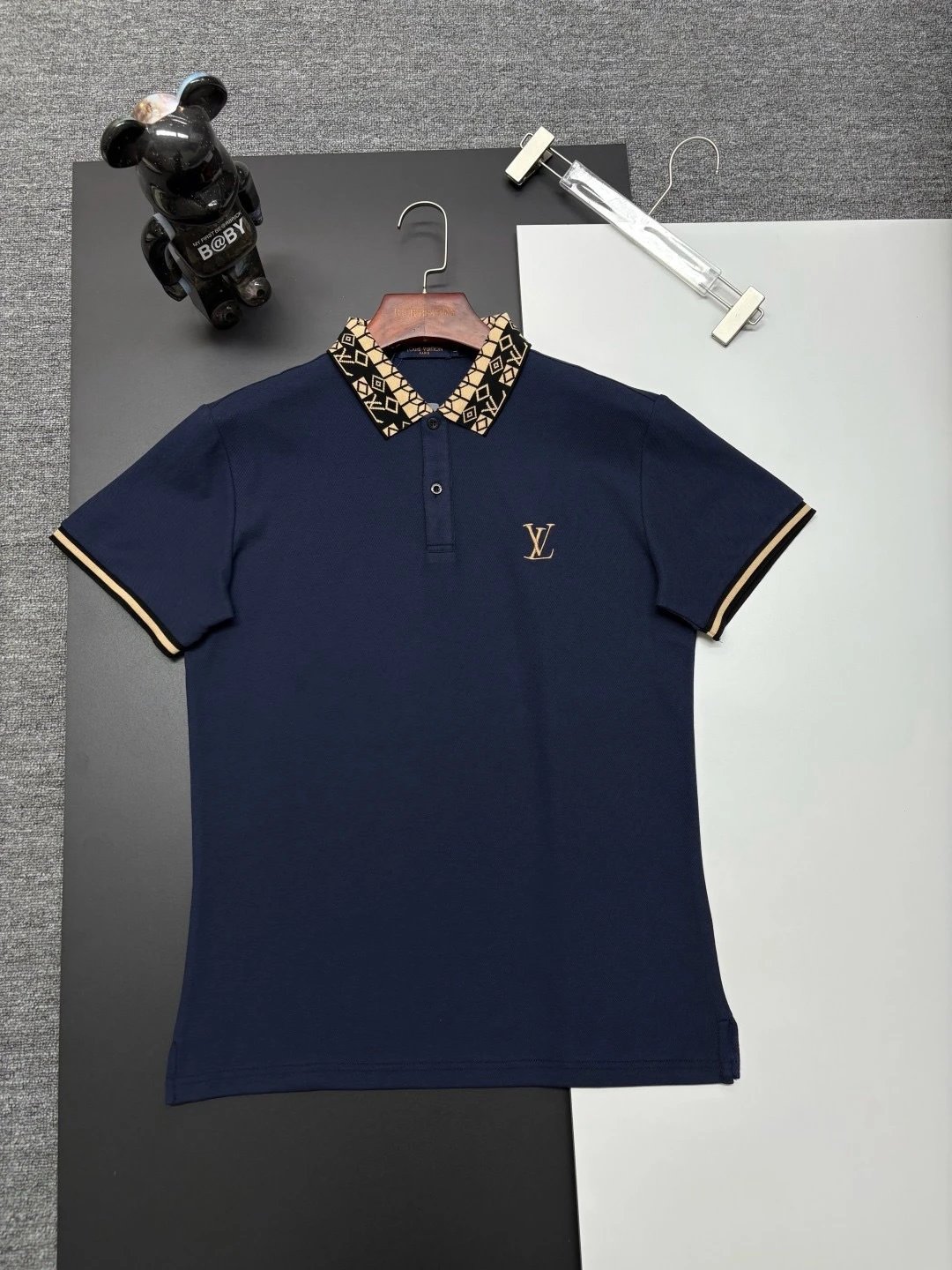 Louis Vuitton Multicolor Floral Logo White Polo Polo Shirt - 5