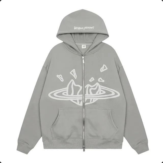 Broken Planet Hoodies & Sweatshirts Graphic Pullover Hoodie product detail image 16