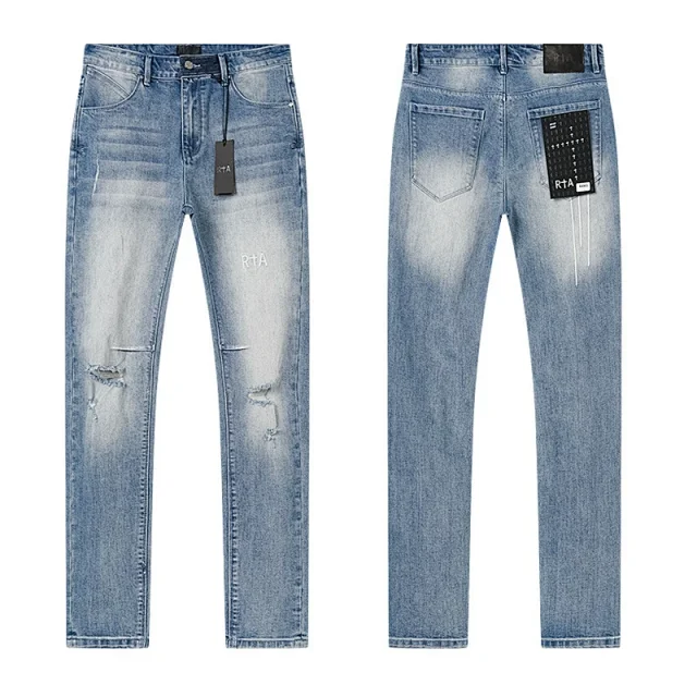 RTA Jeans Distressed straight-leg product detail image 19