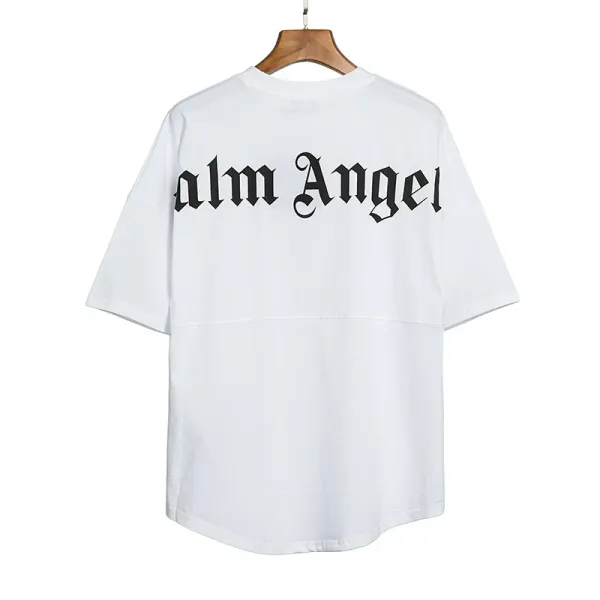 Palm Angels Spray Paint Logo Oversized T-Shirt White - 22