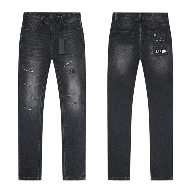 RTA Jeans Distressed straight-leg product detail image 21