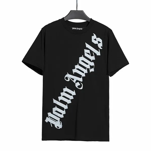 Palm Angels Spray Paint Logo Oversized T-Shirt White - 55