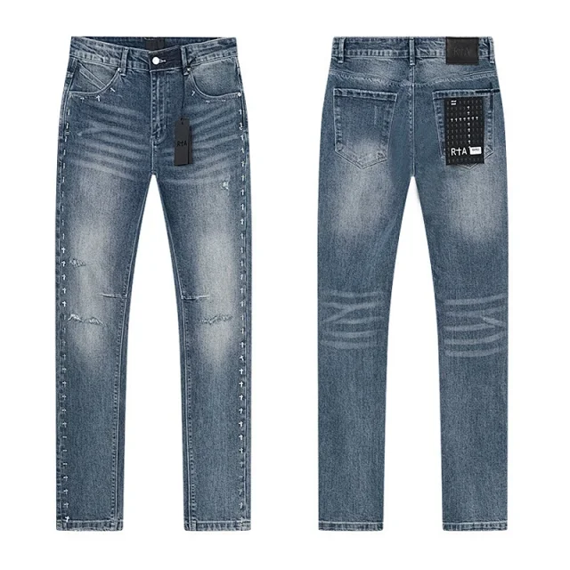 RTA Jeans Distressed straight-leg product detail image 26