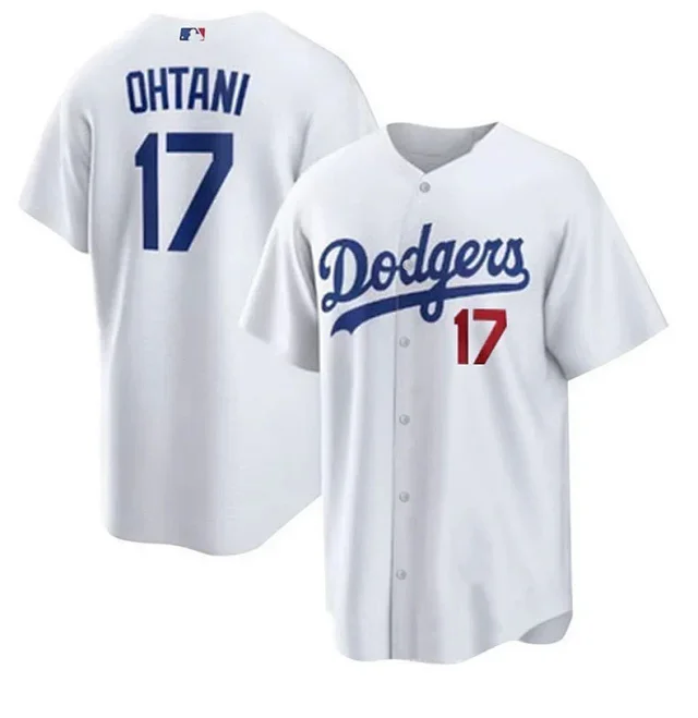 MLB T-Shirts Button-Front Baseball Jersey with Team and Player Graphics product detail image 9