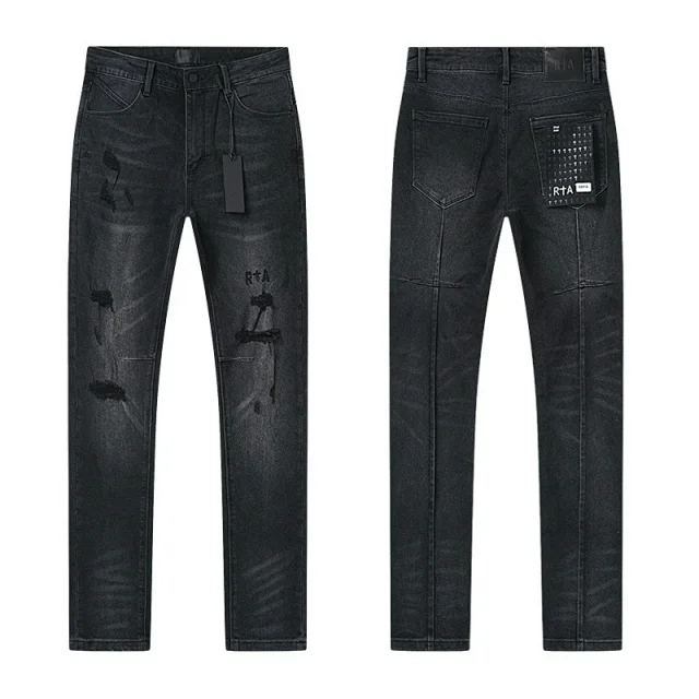 RTA Jeans Distressed straight-leg product detail image 27