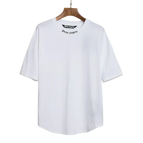 Palm Angels Spray Paint Logo Oversized T-Shirt White - 49