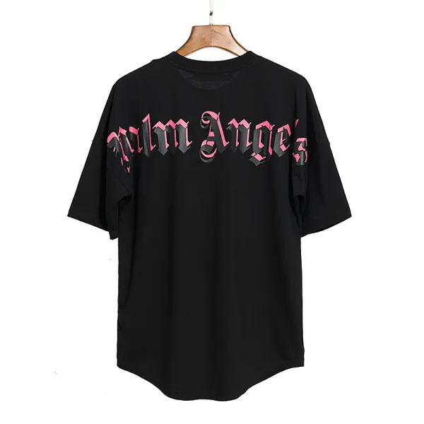 Palm Angels Spray Paint Logo Oversized T-Shirt White - 52