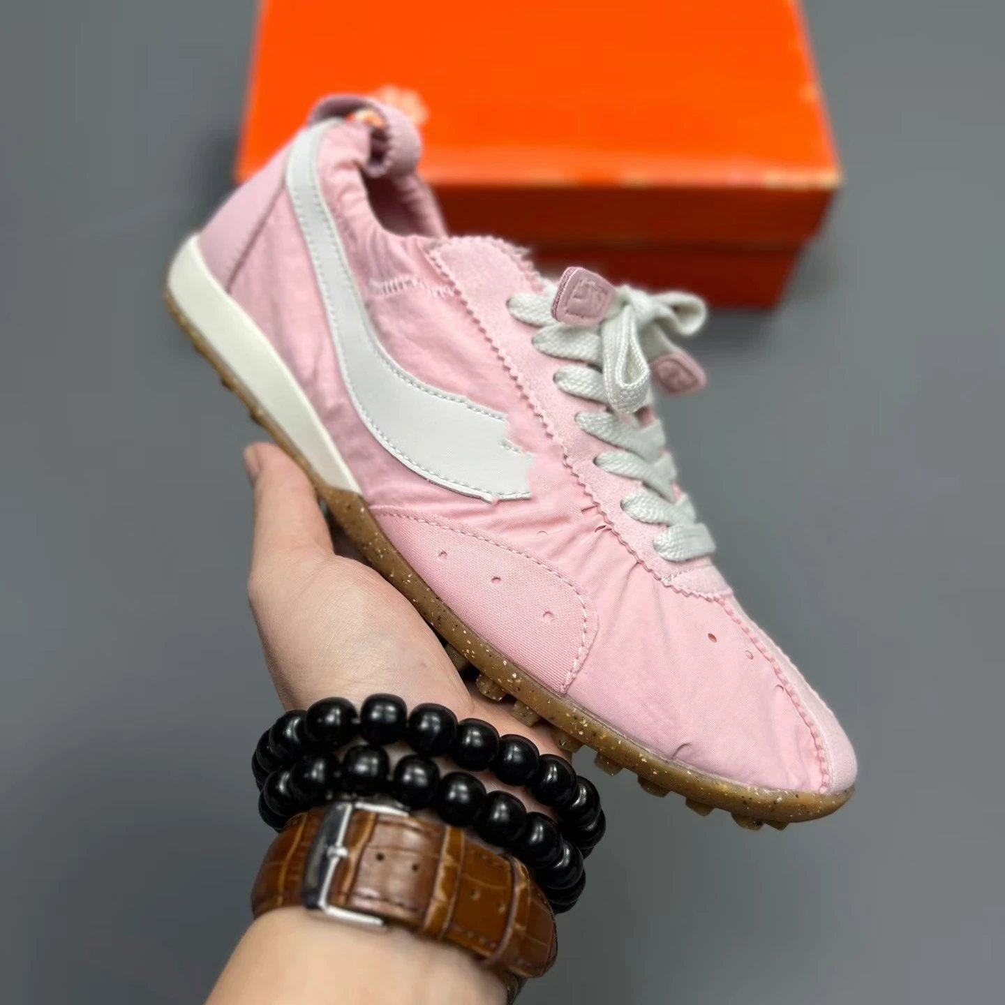 Puma Sneakers Nylon low-top lace-up with gum lug soles image 3
