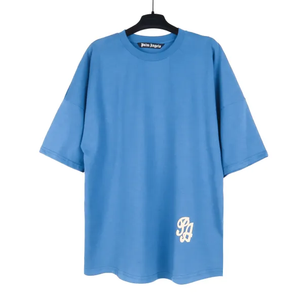 Palm Angels Spray Paint Logo Oversized T-Shirt White - 84