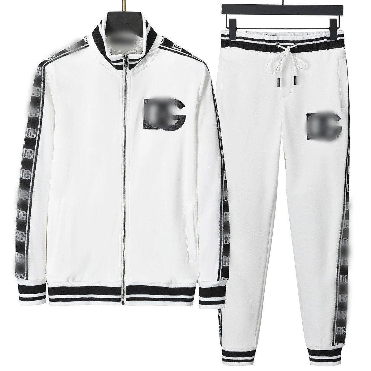 Dior Tracksuits Zip-up jacket and jogger set with logo-print side panels image 2