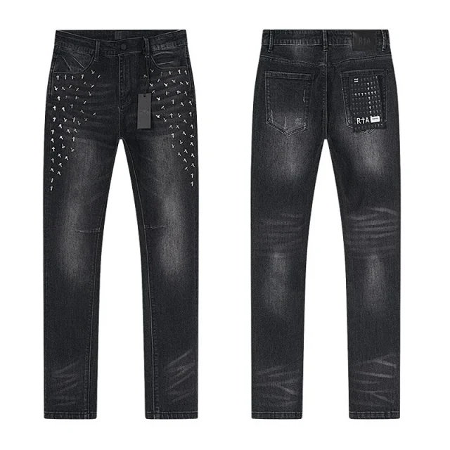 RTA Jeans Distressed straight-leg product detail image 25