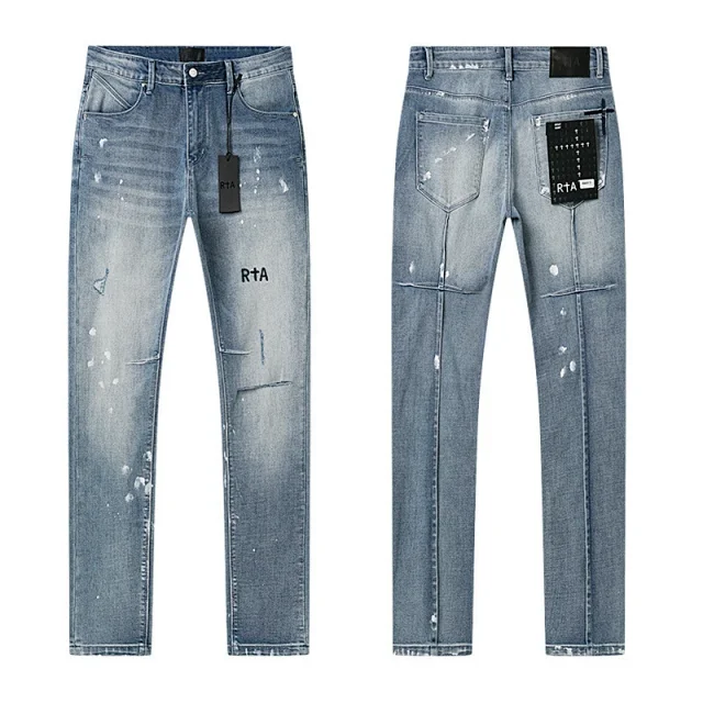 RTA Jeans Distressed straight-leg product detail image 28