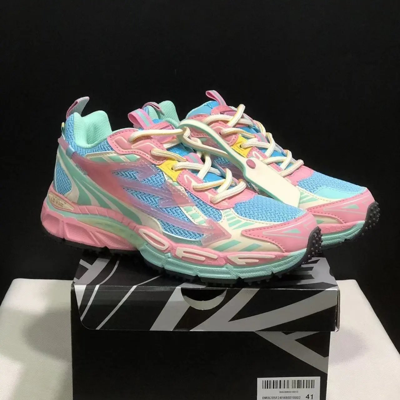 Off-White Sneakers Be Right Back chunky mesh with arrow overlays image 5