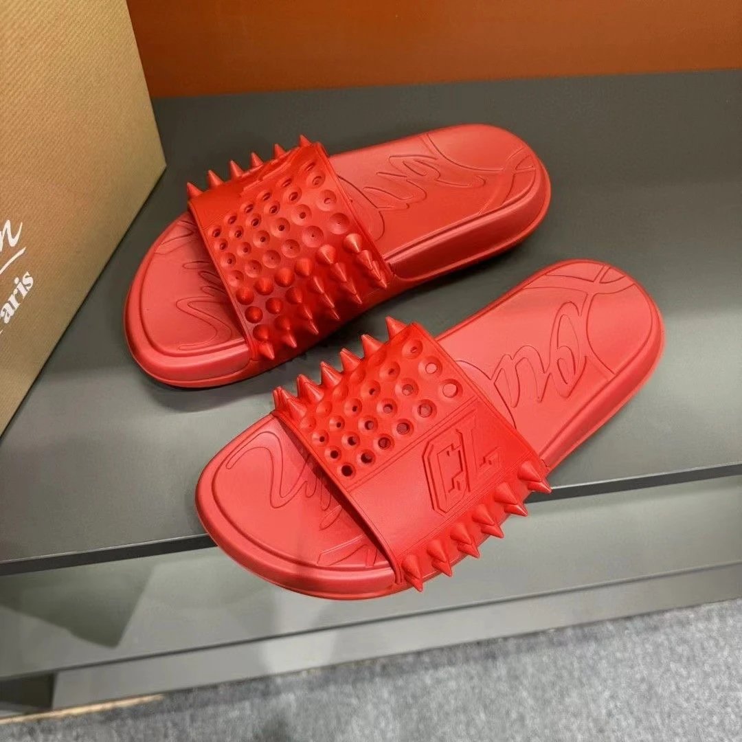 Christian Louboutin Sandals Studded Rubber Slide image 4