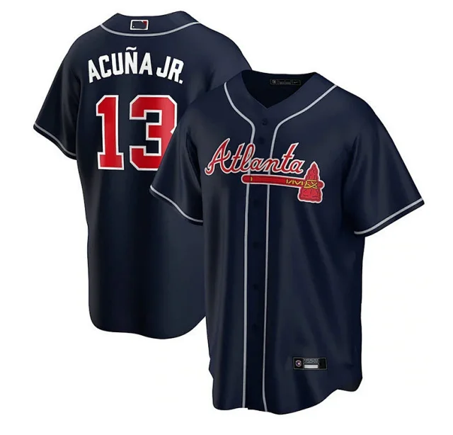 MLB T-Shirts Button-Front Baseball Jersey with Team and Player Graphics product detail image 7