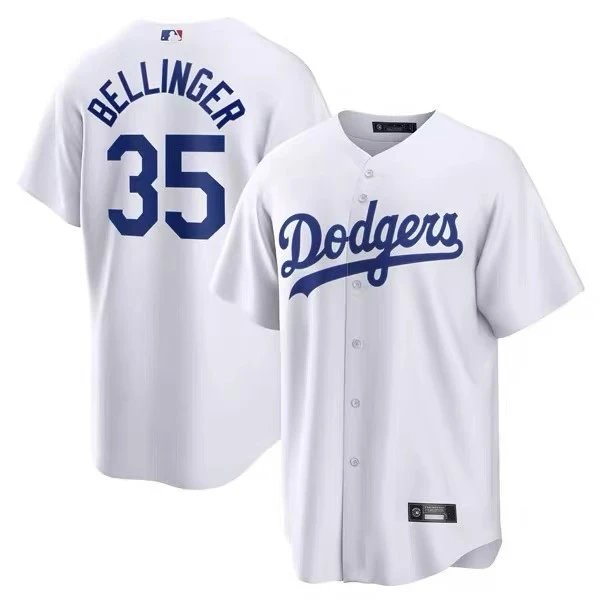 Los Angeles Dodgers Shirts Button-Front Baseball Jersey — E2492308