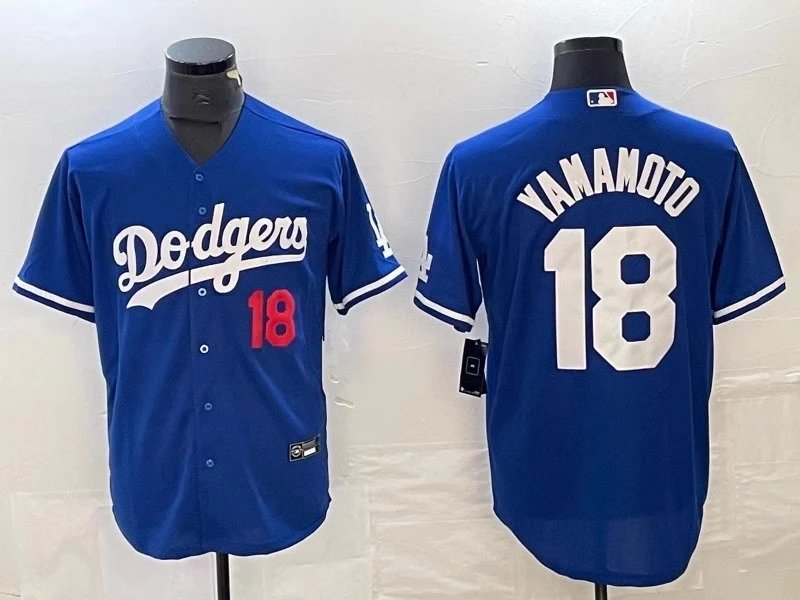 Los Angeles Dodgers Shirts Button-Front Baseball Jersey — E2492305