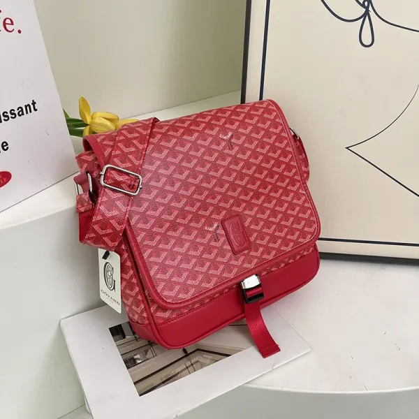 Goyard Saint Louis PM Red Monogram Crossbody Bag - 1