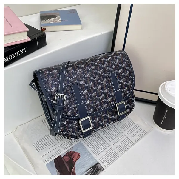 Goyard Saint Louis PM Black and White Monogram Crossbody Bag - 12
