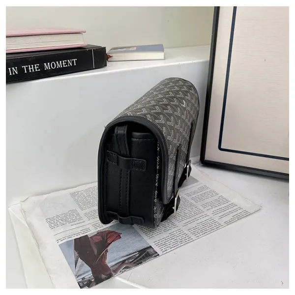 Goyard Saint Louis PM Black and White Monogram Crossbody Bag - 17