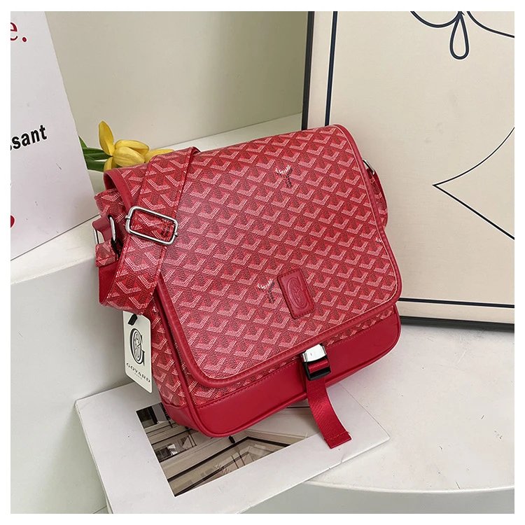 Goyard Saint Louis Messenger Bag Gray and Brown Crossbody Bag - 7