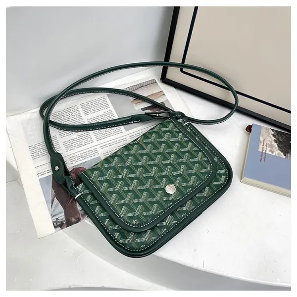 Goyard Saint-Louis PM Burgundy Crossbody Bag - 8