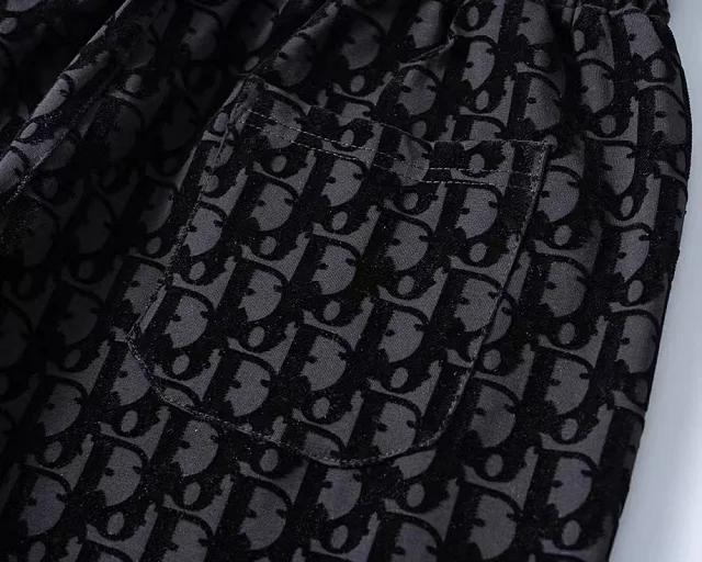 Dior Matching Sets Short-sleeve T-shirt and shorts set with all-over monogram print product detail image 9