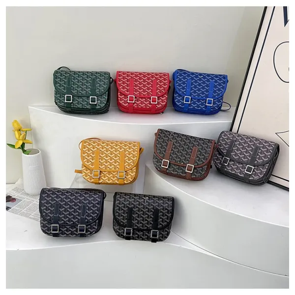 Goyard Saint Louis PM Black and White Monogram Crossbody Bag - 22