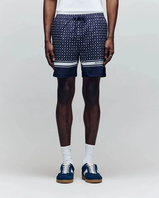 Psycho Bunny Shorts Drawstring with all-over graphic print product detail image 22