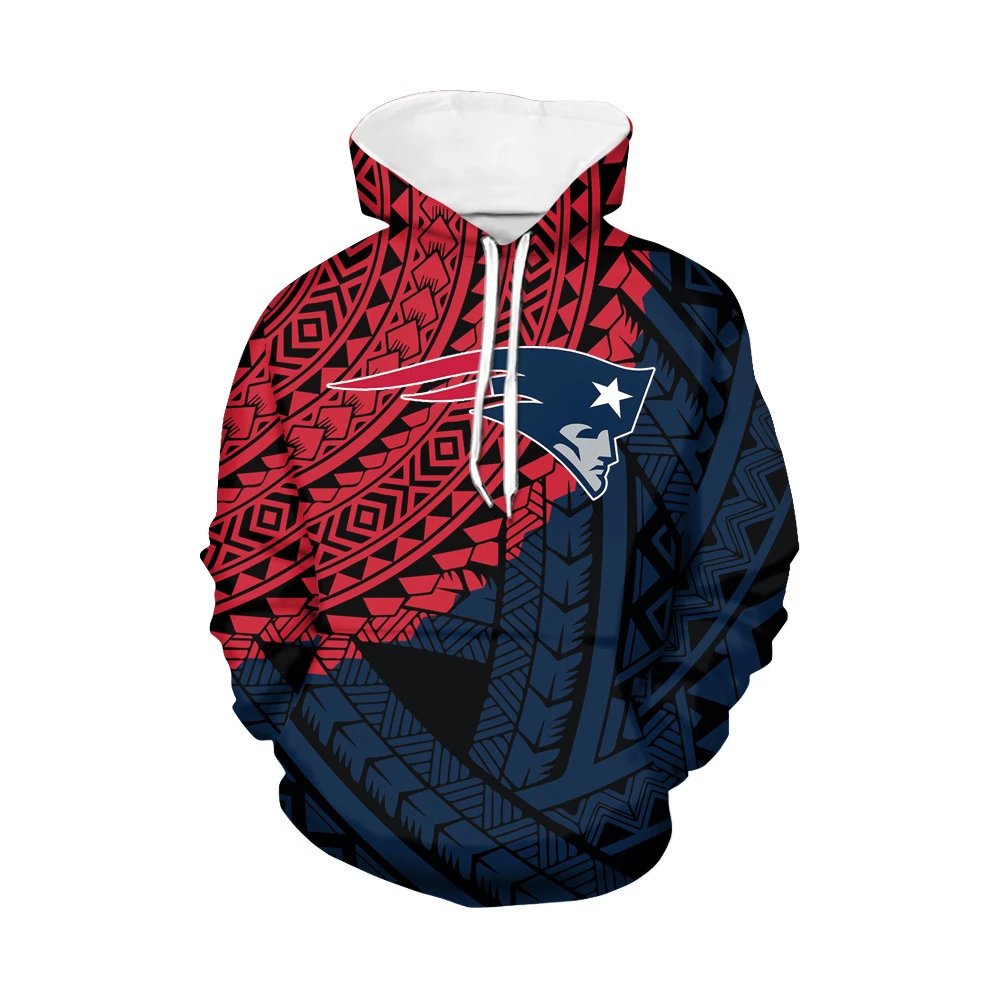 Design Seattle Seahawks Tribal Print Hoodie Multicolor Hoodie - 17