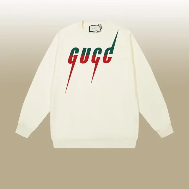Unbranded Hoodies & Sweatshirts Crewneck sweatshirt with GUCC text print product detail image 16
