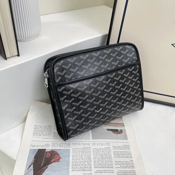 Goyard Saint Louis Pouch Black Monogram Clutch Clutches - 1