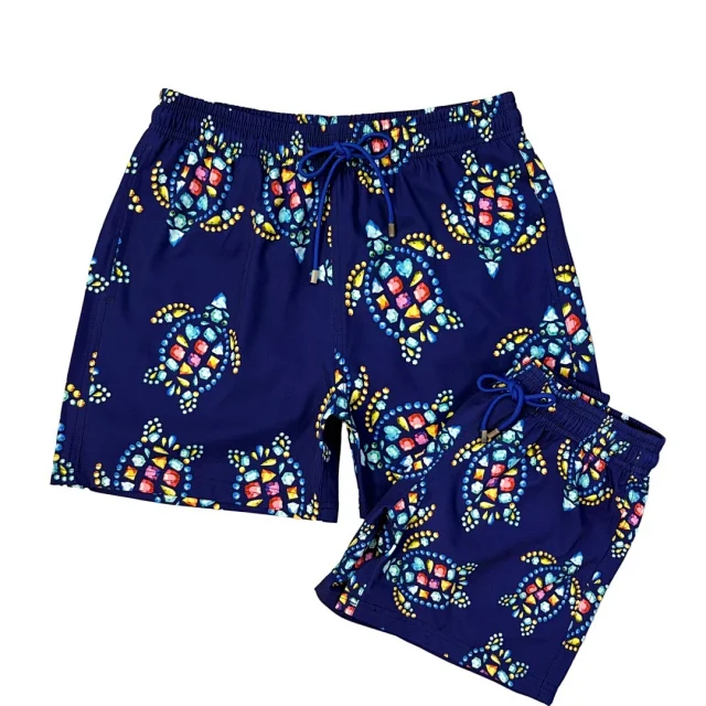 Vilebrequin Swimwear Printed Drawstring Swim Shorts product detail image 5
