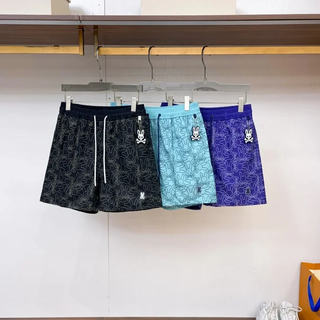 Psycho Bunny Shorts Rabbit Skull Print Drawstring product detail image 15