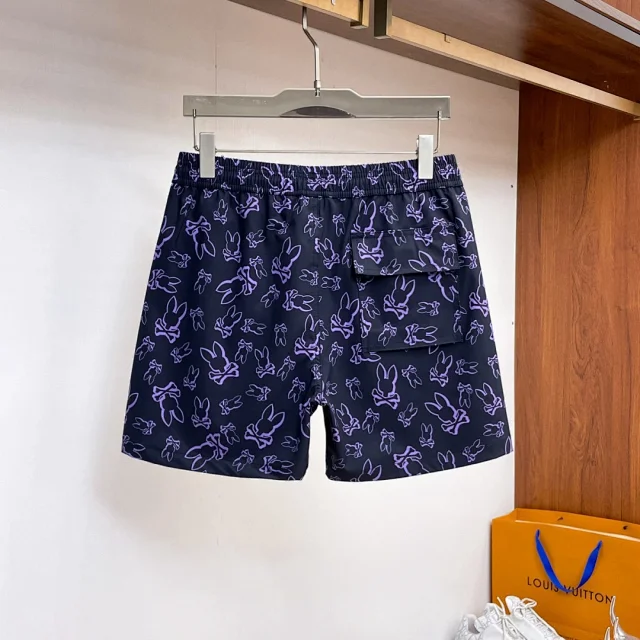 Psycho Bunny Shorts Rabbit Skull Print Drawstring product detail image 3