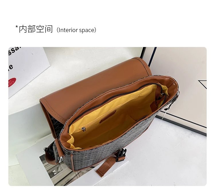 Goyard Saint Louis Messenger Bag Gray and Brown Crossbody Bag - 5