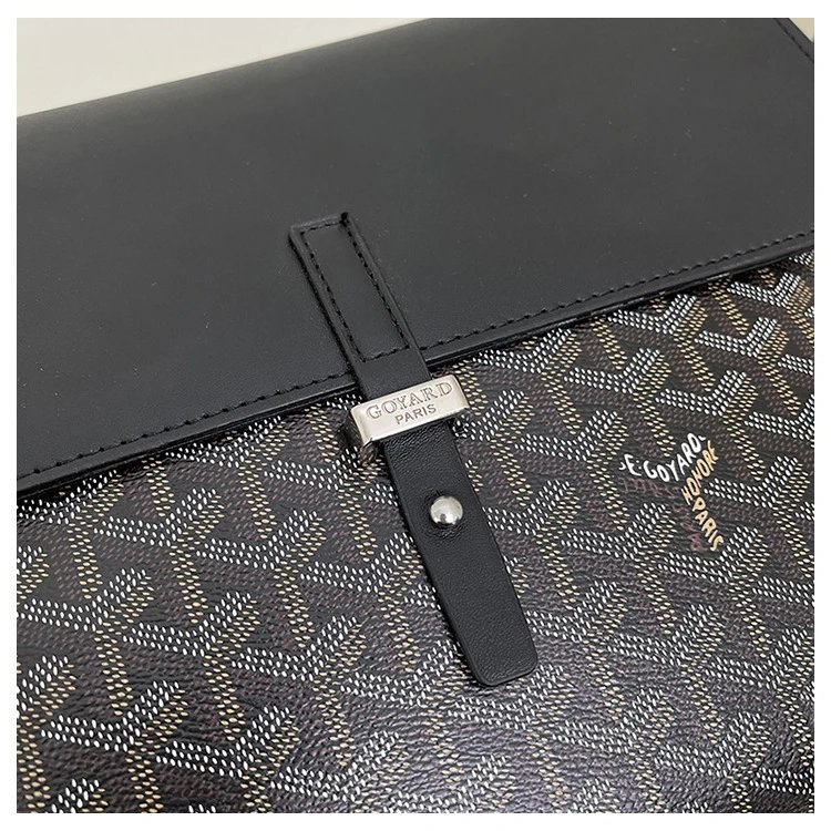 Goyard Saint-Louis PM Navy Blue and Brown Monogram Messenger Bag - 19
