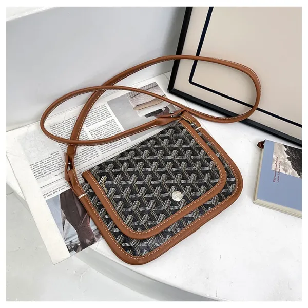 Goyard Saint-Louis PM Burgundy Crossbody Bag - 7
