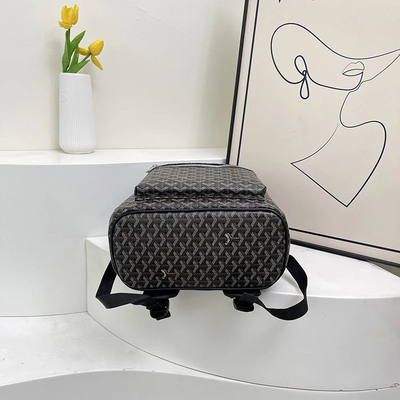 Goyard Backpacks Goyardine monogram zip backpack image 4