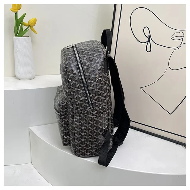 Goyard Backpacks Goyardine monogram zip backpack product detail image 9