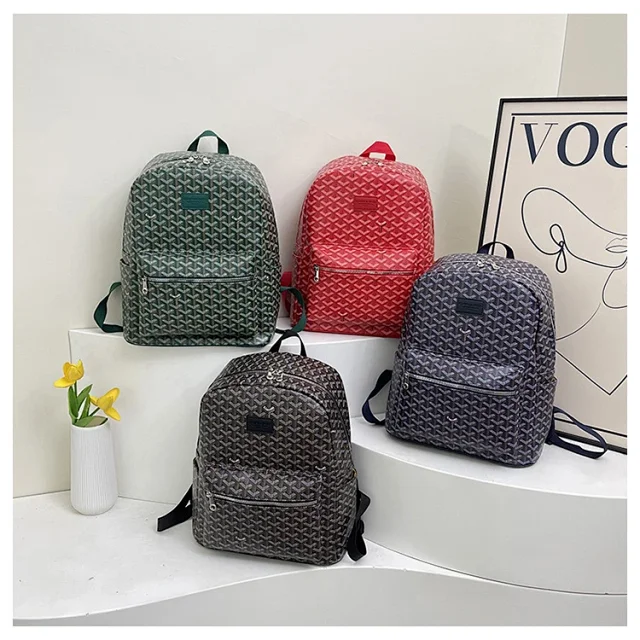 Goyard Backpacks Goyardine monogram zip backpack product detail image 14