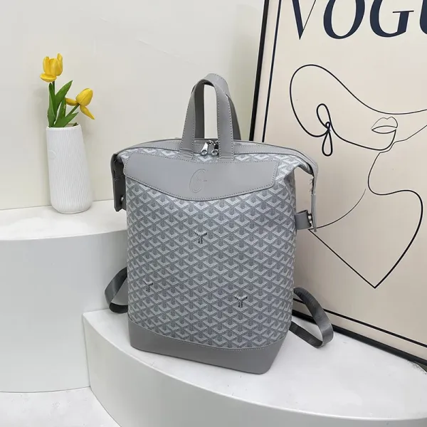 Goyard Saint Louis Backpack Gray - 1
