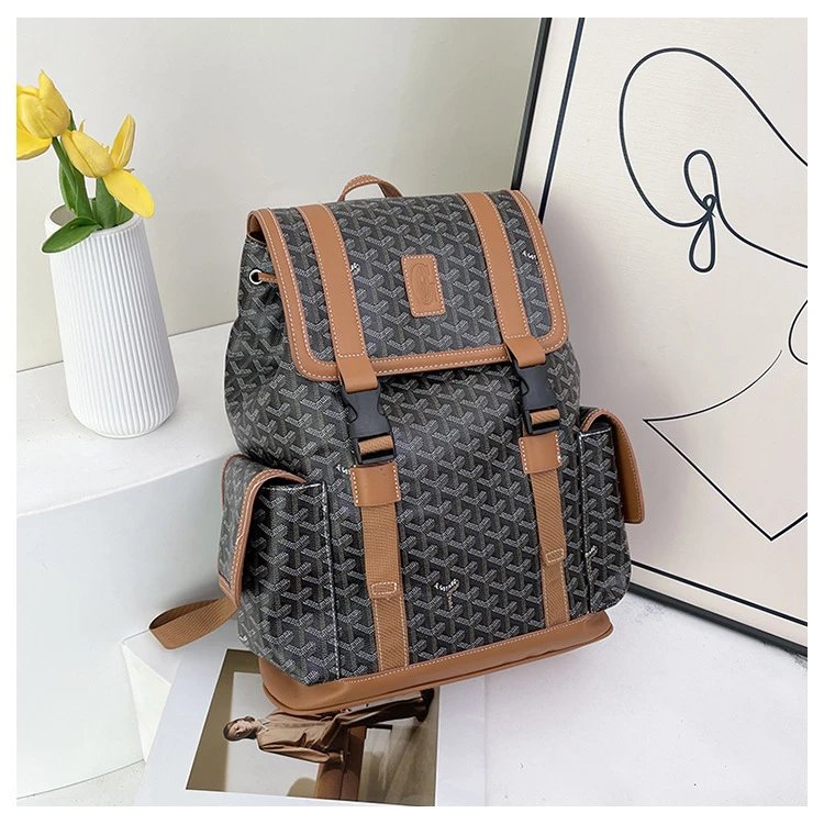 Goyard Saint Louis Backpack Blue Monogram Canvas Mini Backpack - 8