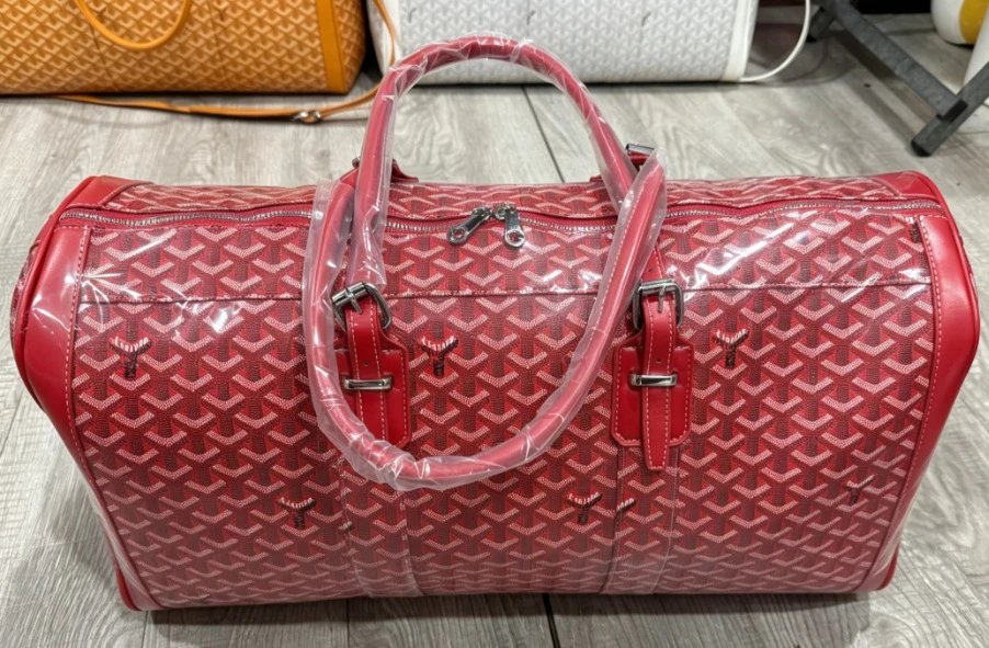 Goyard Saint Louis Duffle Bag Green - 9