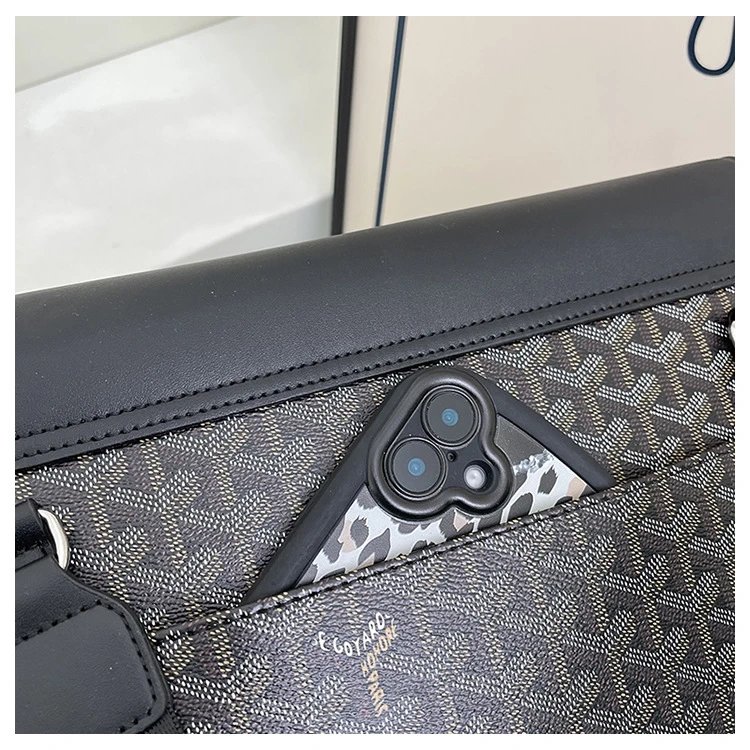 Goyard Saint-Louis PM Navy Blue and Brown Monogram Messenger Bag - 17
